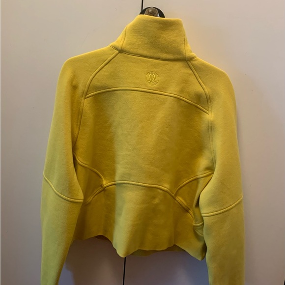 XS/S Lululemon Scuba Oversized Funnel Neck Half Zip in Soleil EUC - Picture 3 of 4